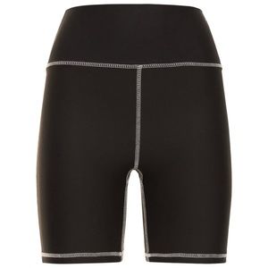 We Wore What Black Corset Bike Short XS